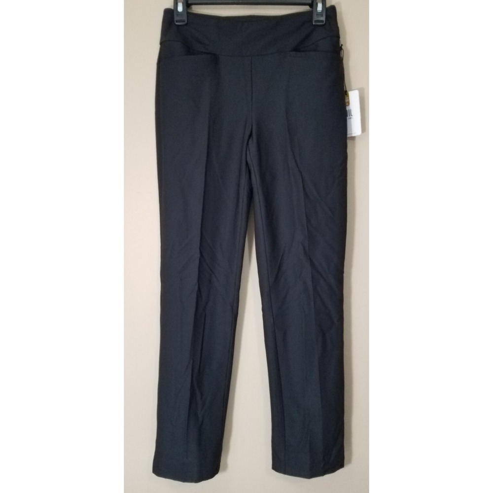 Tail White Label Pull-On Ankle Golf Pants Women size 4 Black NEW